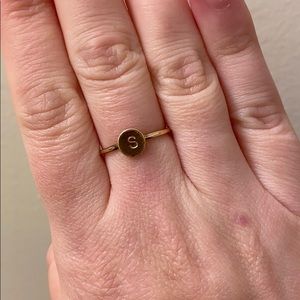 Gold Filled “S” Ring